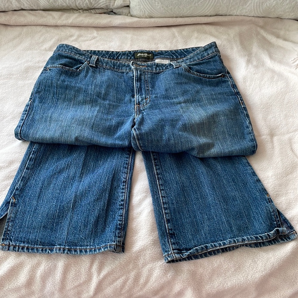 Eddie Bauer wide leg jeans